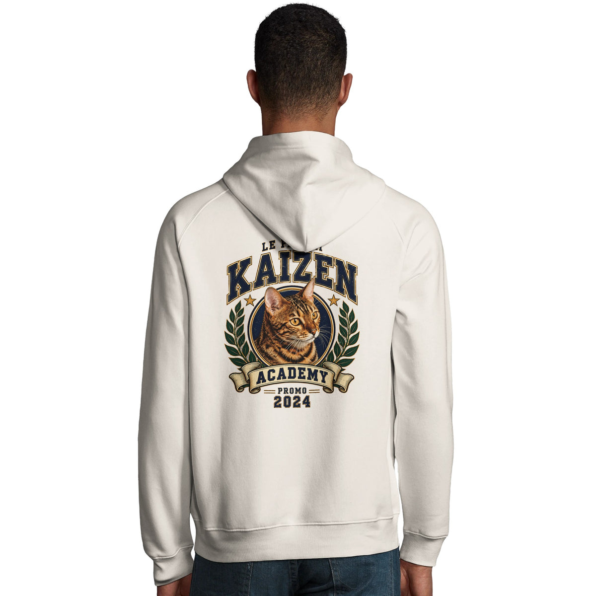 L’Académie, hoodie personnalisé, visuel du produit