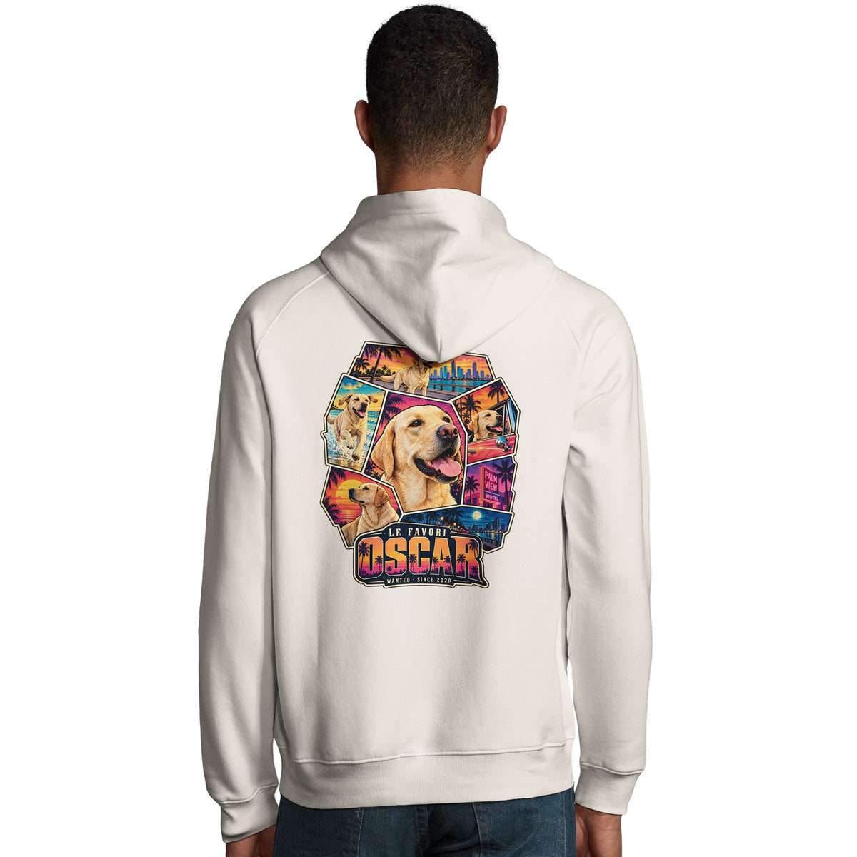 Vice City, hoodie personnalisé, visuel du produit