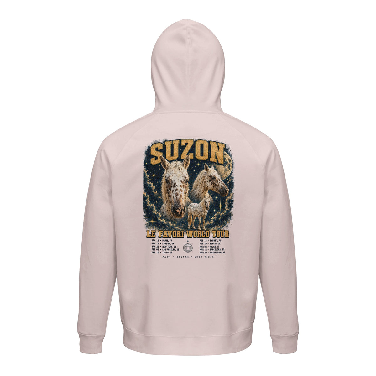 Le World Tour, hoodie personnalisé, visuel du produit