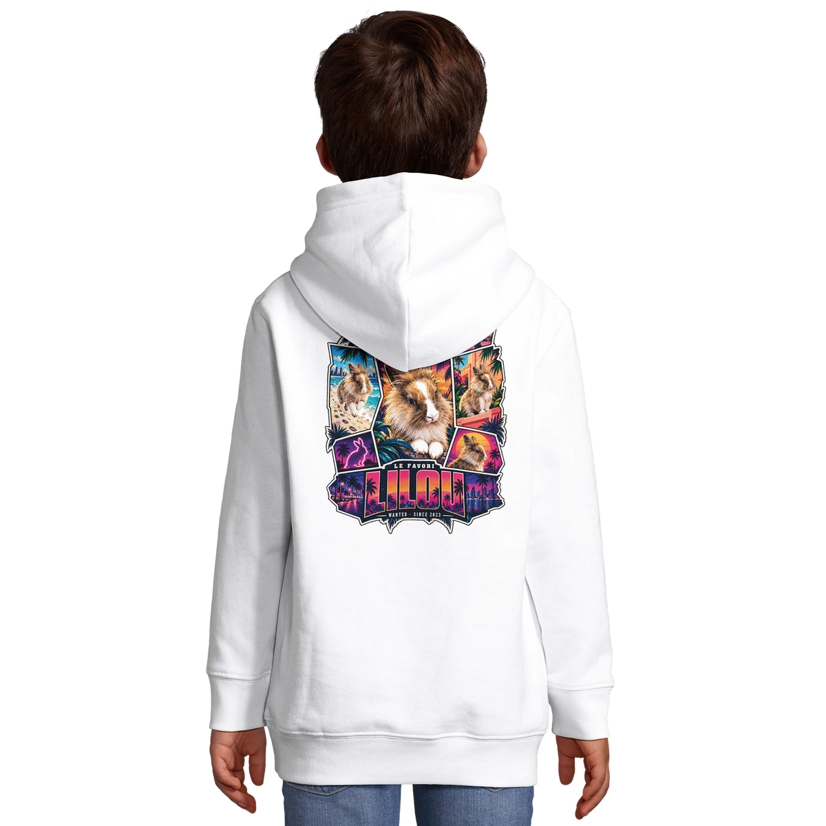 Vice City, hoodie enfant personnalisé, visuel du produit