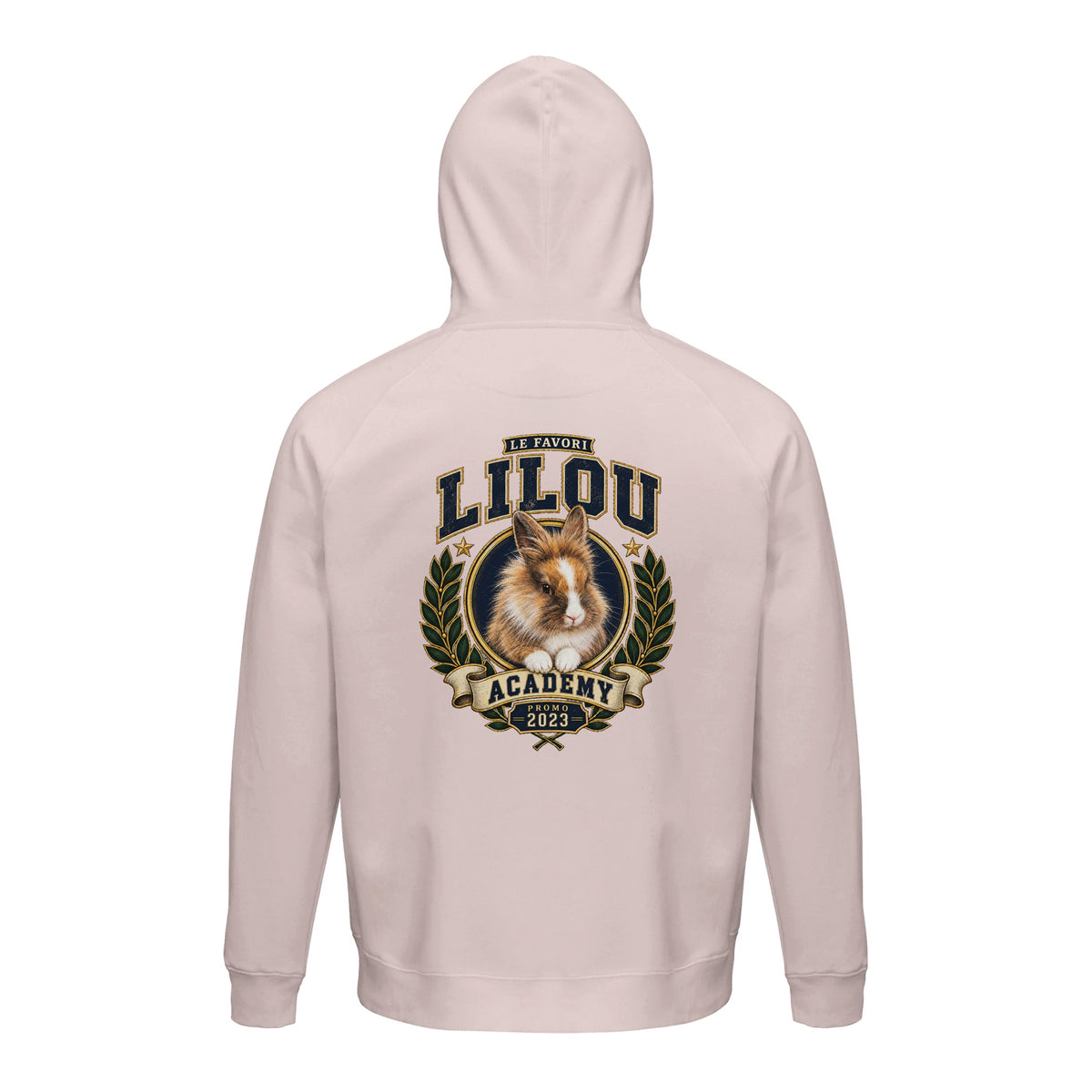 L’Académie, hoodie personnalisé, visuel du produit