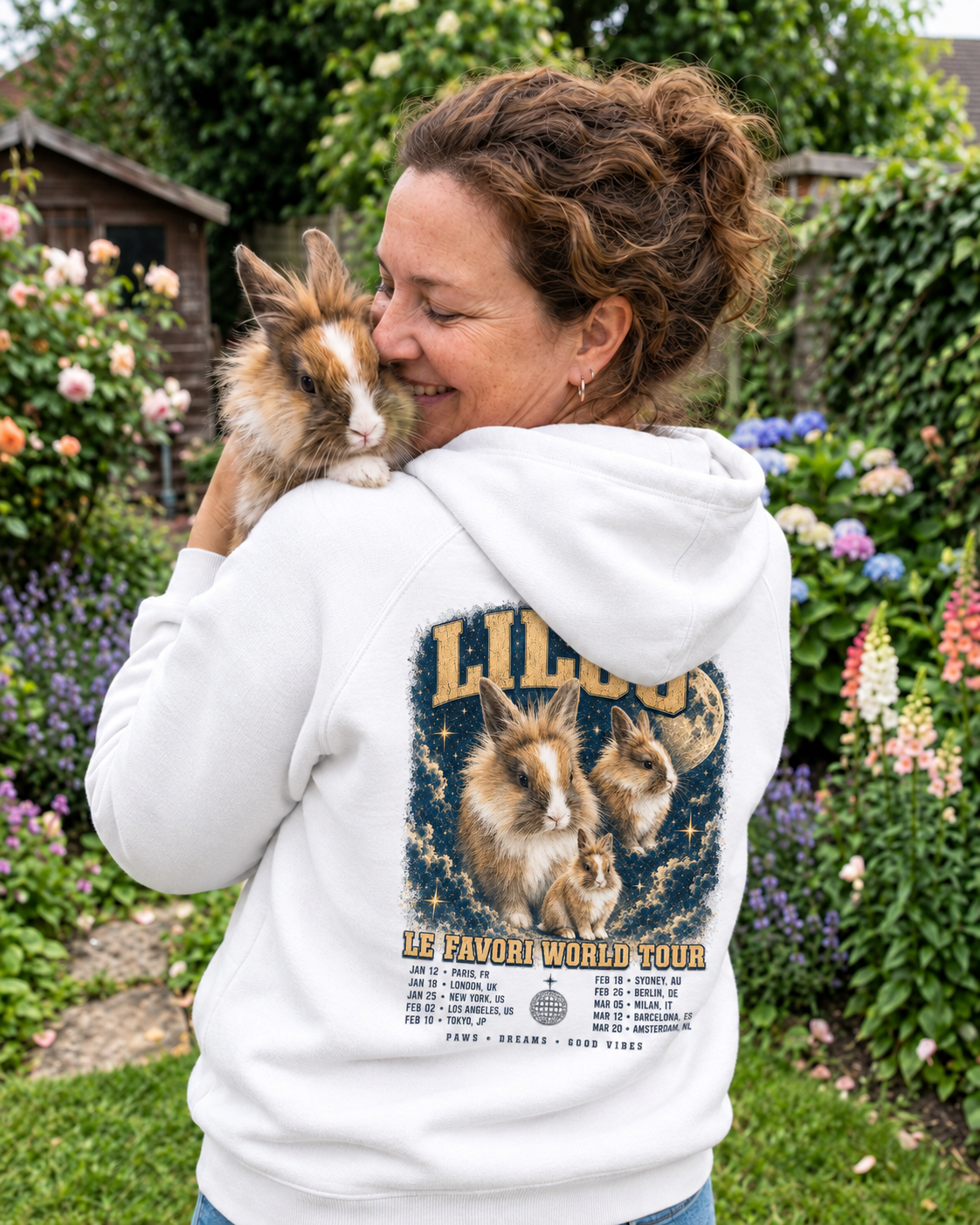 Le World Tour, hoodie personnalisé pour animal