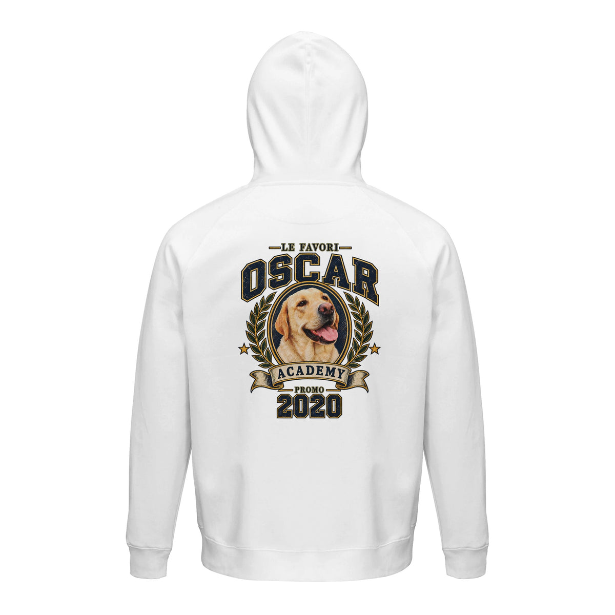 L’Académie, hoodie personnalisé, visuel du produit